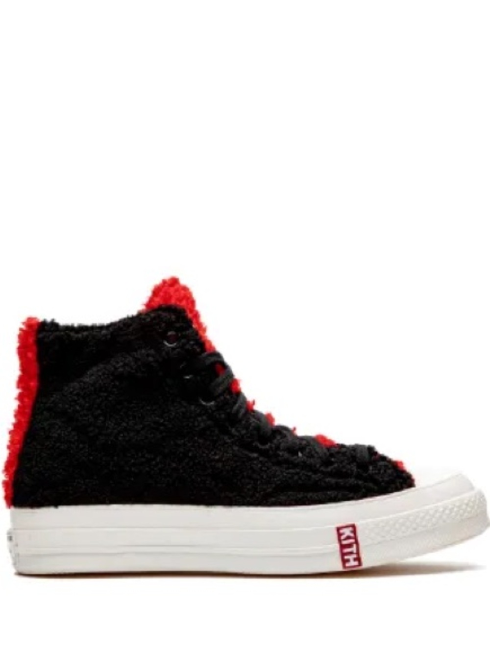 Converse X KITH X Disney Chuck Taylor All Star Hi Fur 70 Black SZ 8.5 Brand New